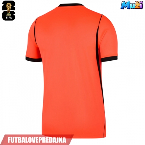 Lacne Muži Futbalové dres Holandsko MS 2026 Krátky Rukáv - Domáci